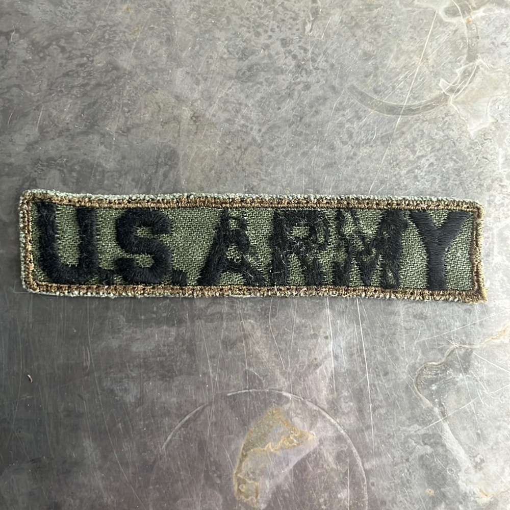 U.S. ARMY fully embroidered tape patch - Vintage